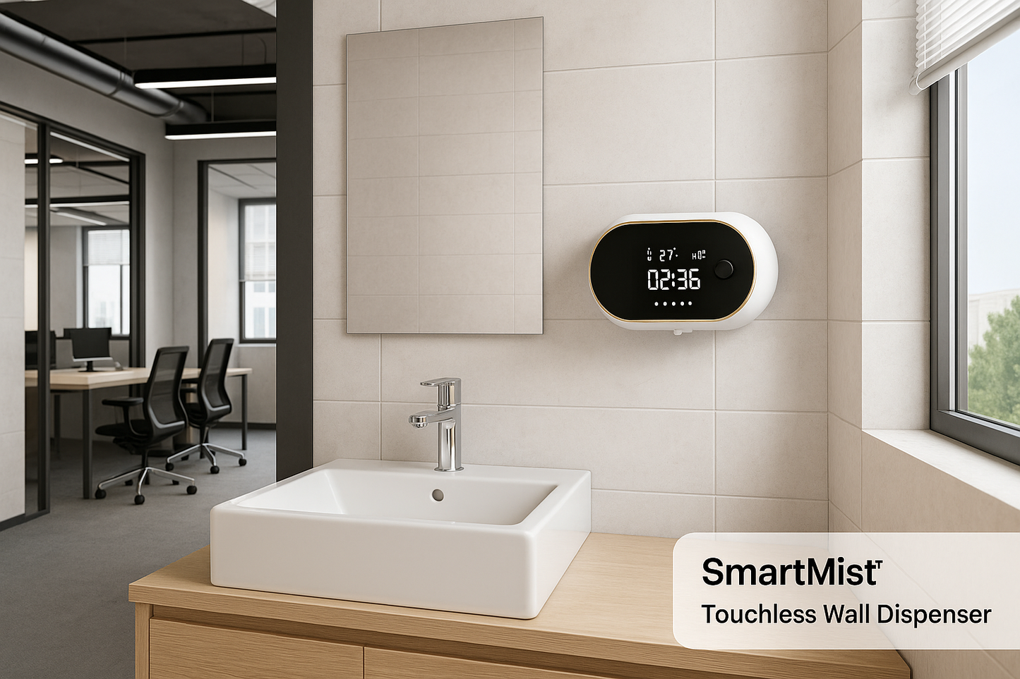 Feylors™ SmartMist Automatic Foam Soap Dispenser | Touchless + LED Display