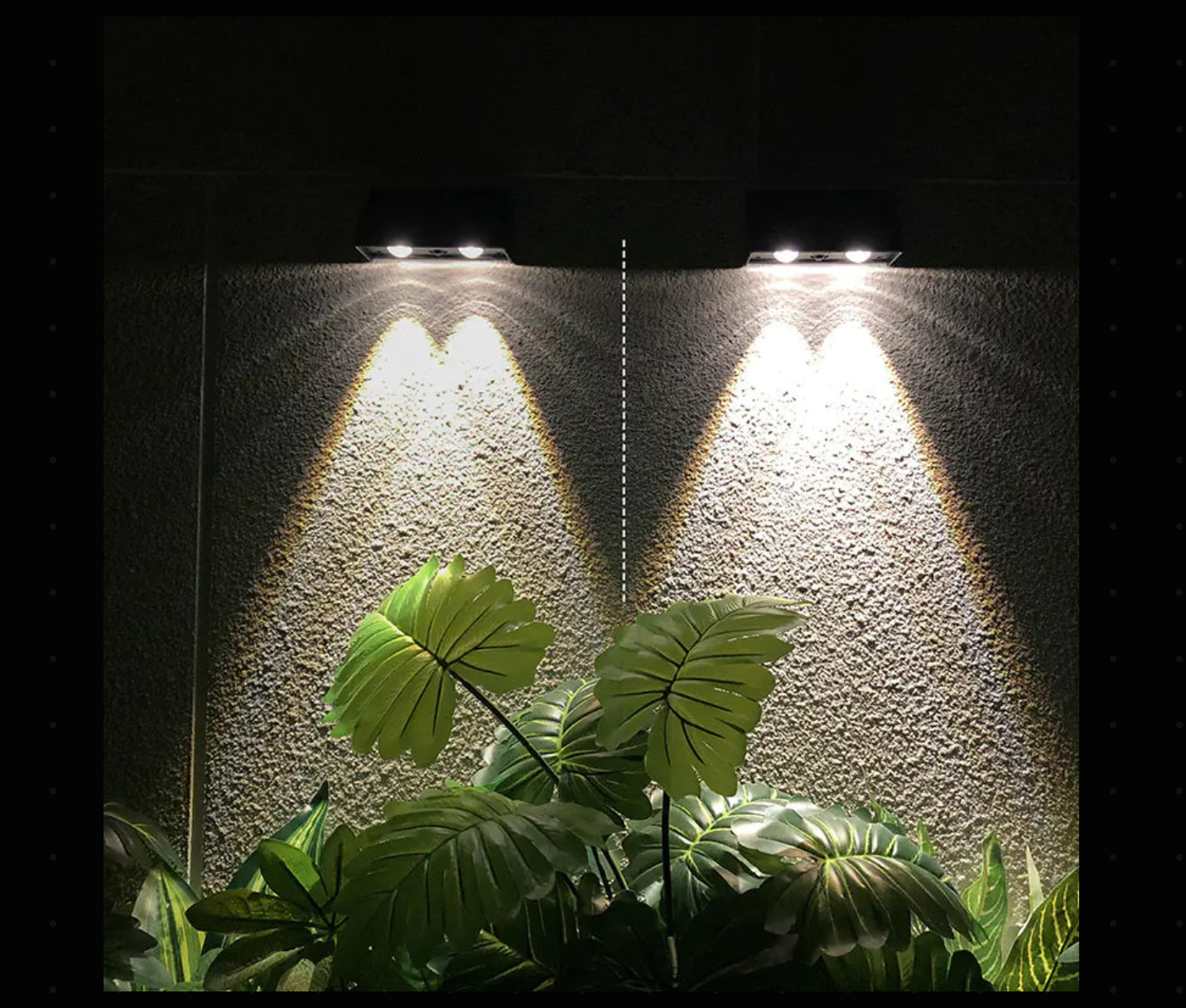 Solar LED Wall Light – Waterproof Outdoor Decorative Lamp for Garden, Patio & Fence