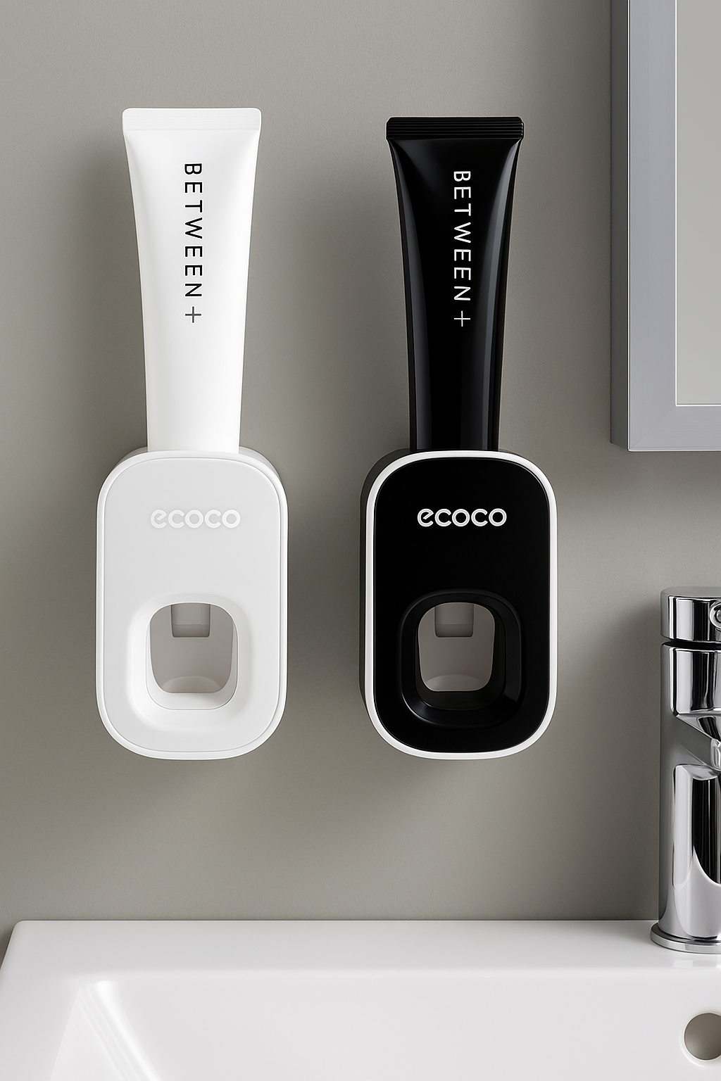 Touchless Wall-Mounted Toothpaste Dispenser – Smart & Hygienic Solution