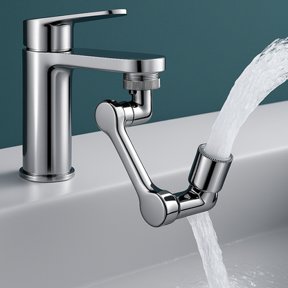 1080° Rotating Faucet Extender – Flexible, Splash-Proof Sink Nozzle for Kitchen & Bathroom | ProFlow