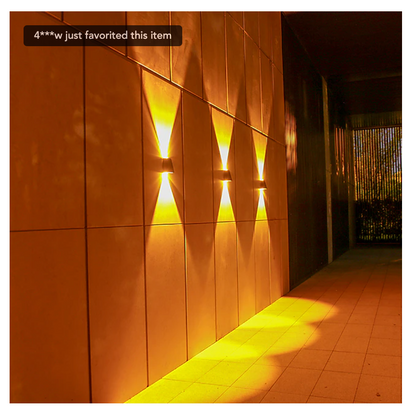 Solar LED Wall Light – Waterproof Outdoor Decorative Lamp for Garden, Patio & Fence