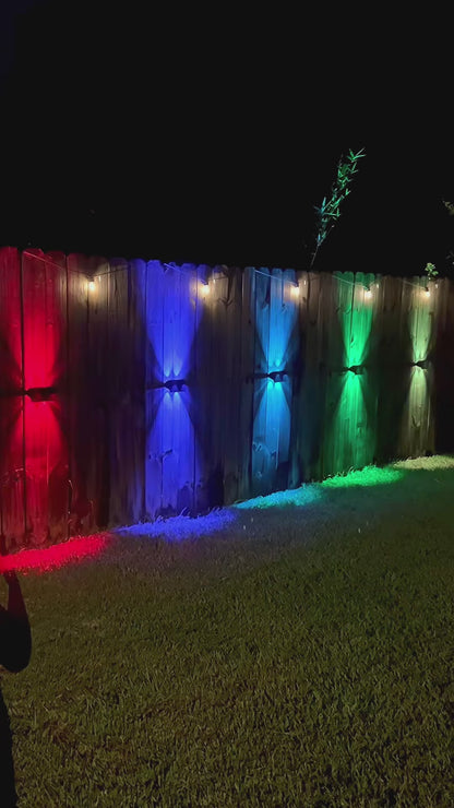 Solar LED Wall Light – Waterproof Outdoor Decorative Lamp for Garden, Patio & Fence