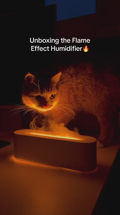 Smart Humidifier – Aromatherapy + LED Fire Effect"